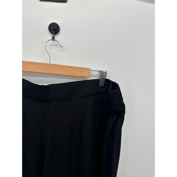 Torrid Womens Black Pull On Wide Leg High Rise Pants Size 2X NWT Casual Career - Picture 5 of 8